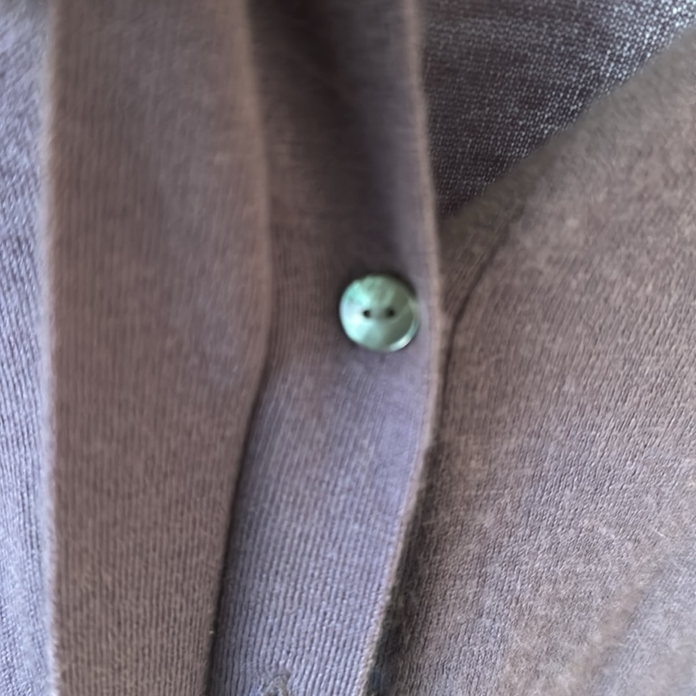 Gap Purple Cashmere Cardigan Sweater XL - Picture 3 of 6